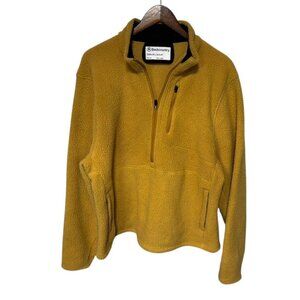 Backcountry Fleece Pullover Yellow Size XL